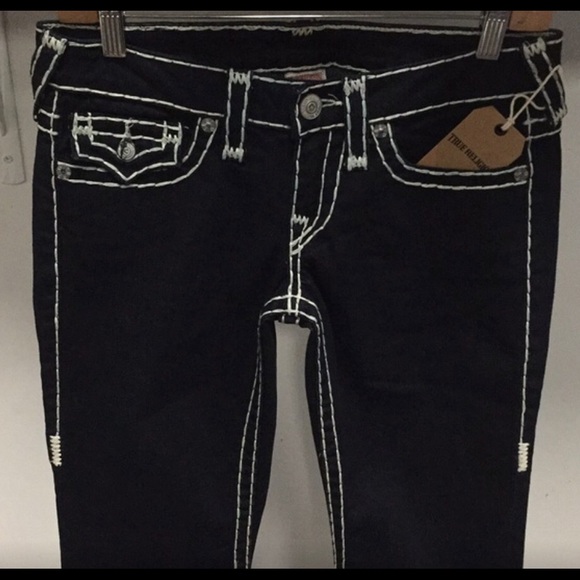 COPY - NWT TRUE RELIGION BRAND SUPER BIG T RARE wide low - Picture 6 of 11